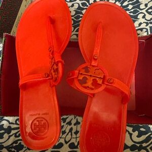 Tory Burch Ruby Red Sandals